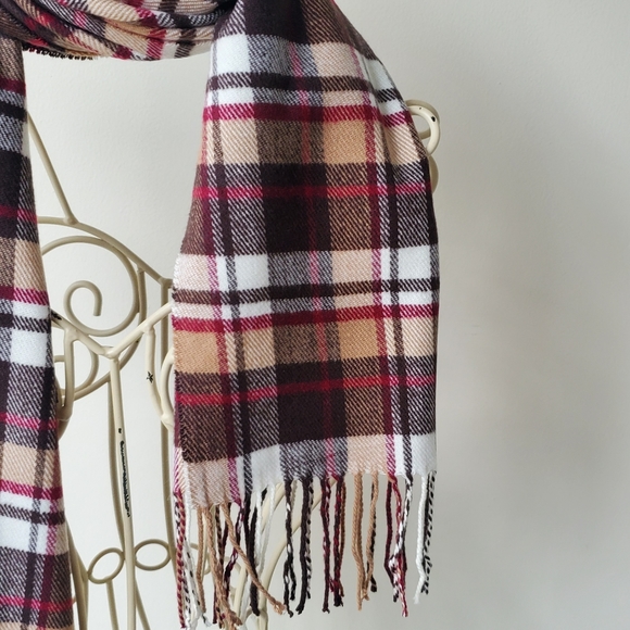 Cashmere Fringed Scarf - Picture 3 of 5